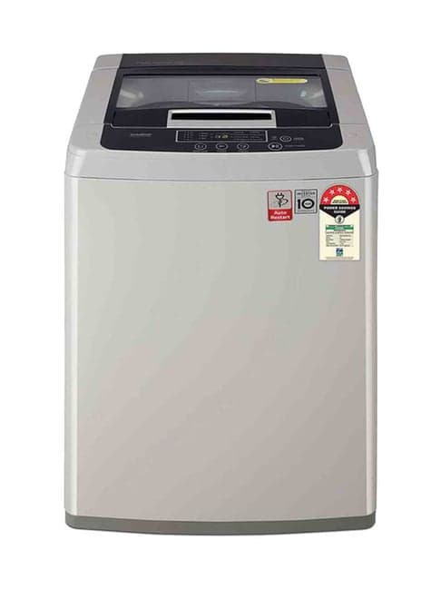 LG 7Kg  5 Star Inverter Fully Automatic Top Load Washing Machine (T70SKSF1Z, Silver)