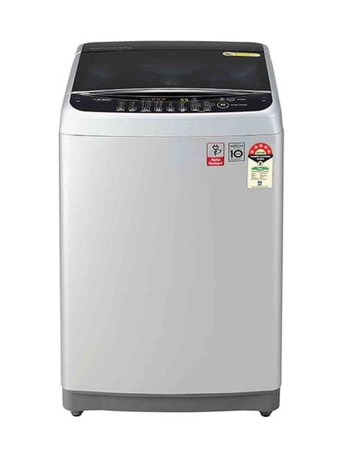 LG 8Kg  5 Star Inverter Fully Automatic Top Load Washing Machine (T80SJSF1Z, Middle Free Silver)