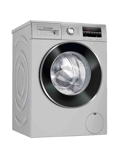 Bosch 7Kg 5 Star Inverter Fully Automatic Front Load Washing Machine (WAJ2446SIN, Silver)
