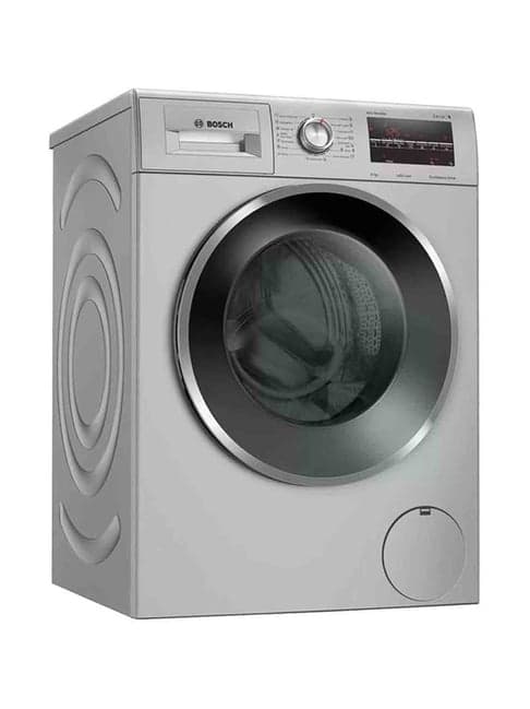 Bosch 8Kg 5 Star Inverter Fully Automatic Front Load Washing Machine (WAJ2846SIN, Silver)