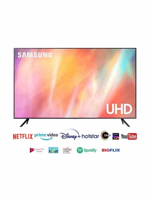 Samsung 125 cm (50 Inches) Smart 4K Ultra HD LED TV Crystal UA50AUE60AKLXL (2021 Model, Black)