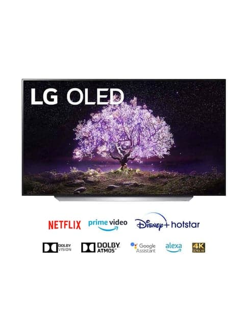 LG 139 cm (55 Inches) Smart 4K Ultra HD OLED TV OLED55C1XTZ (2021 Model, PCM Black)