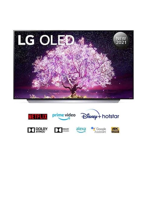 LG 121.92 cm (48 Inches) Smart 4K Ultra HD OLED TV OLED48C1PTZ (2021 Model, White)
