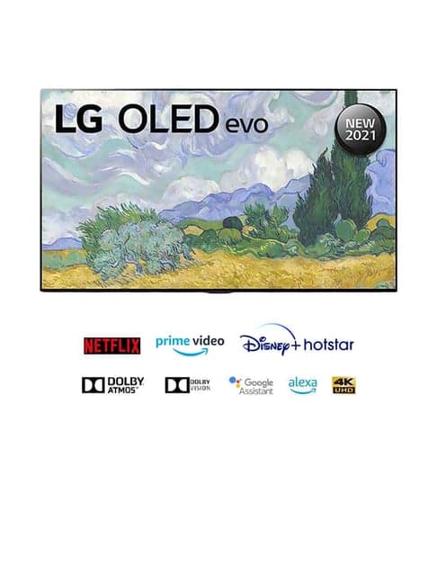 LG 139.7 cm (55 Inches) Smart 4K Ultra HD OLED TV OLED55G1PTZ (2021, Steel Silver)