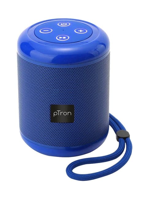 Ptron Quinto 5W Portable Bluetooth Speaker (140318095, Blue)