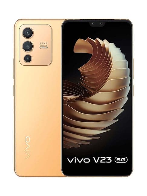 Vivo V23 128 GB (Sunshine Gold) 8 GB RAM, Dual SIM 5G