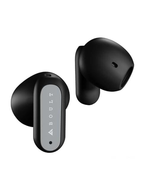 Boult Audio AirBass T1 TWS Lightweight Earbuds, 32H Playtime with Pro+ Calling (Black)
