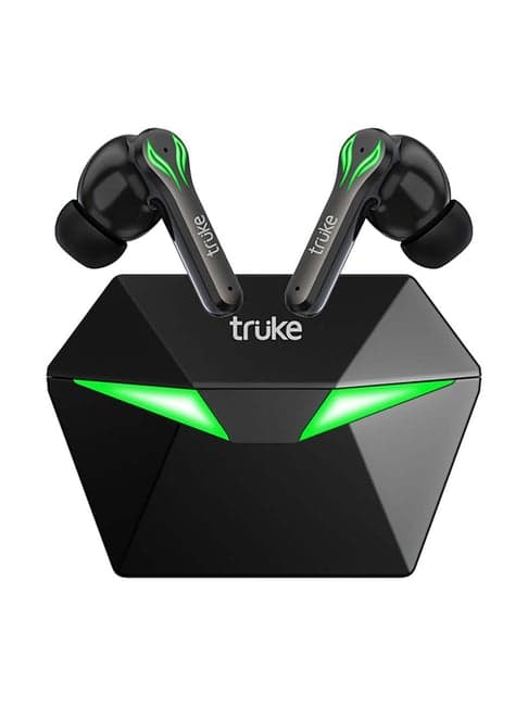 Truke BTG1 True Wireless Bluetooth Earbuds with Microphone (Black)
