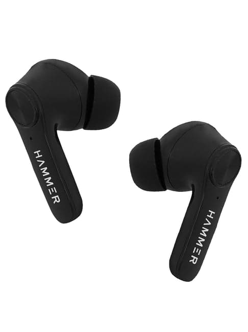 Hammer Airflow 2.0 True Wireless Earbuds with Mic (Black)