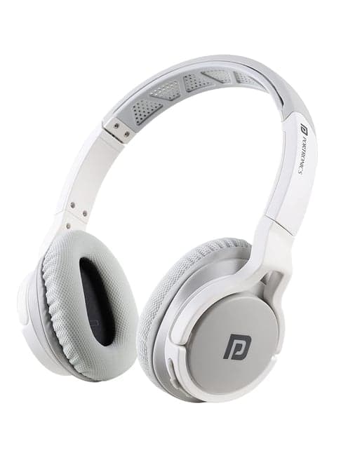 Portronics Muffs M1 POR-1510 On The Ear Bluetooth Headphone with Mic (White)