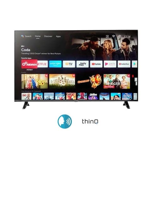 Croma 127 cm (50 Inches) Smart Ultra HD 4K LED TV CREL050USA024601 (Black)