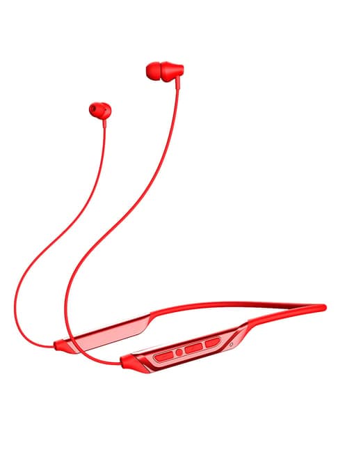 boAt Rockerz 375 T Wireless Bluetooth in Ear Neckband Headphone with Mic (Raging Red)