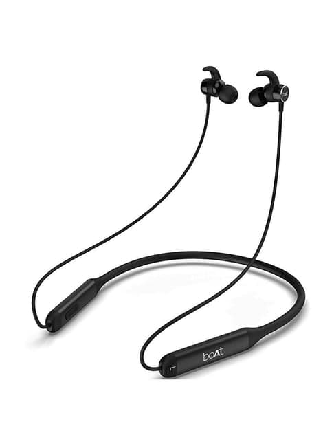 Boat Rockerz 330 Bluetooth Neckband with Microphone (Active Black)