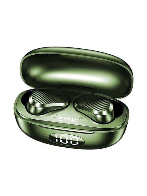 EYNK AirZip T20 Truly Wireless in Ear Earbuds with IPX6 Water Resistant (Green)