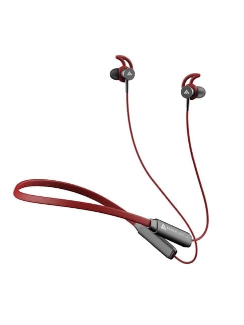 Boult Audio ProBass EQCharge with ZEN Mode ENC, Ultra-Fast Charging Bluetooth Headset (Red)