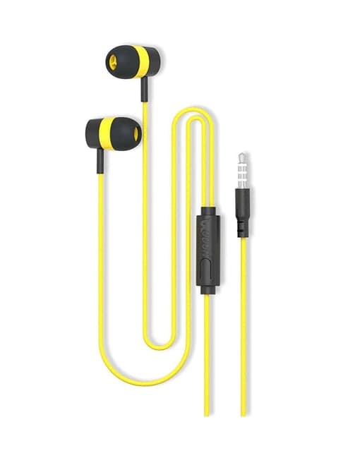 Ubon Sports Series UB-113 Yellow Wired Earphone (Yellow)