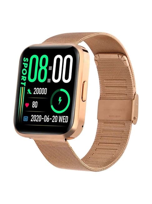 Bfit Genius-Q Unisex Smart Watch (Gold)
