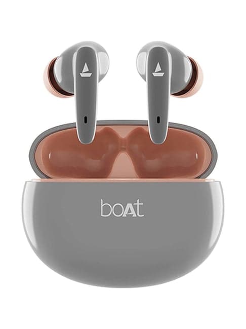 boAt Airdopes 183 Wireless Bluetooth Earbuds with ASAP Charge Technology (Cool Grey)