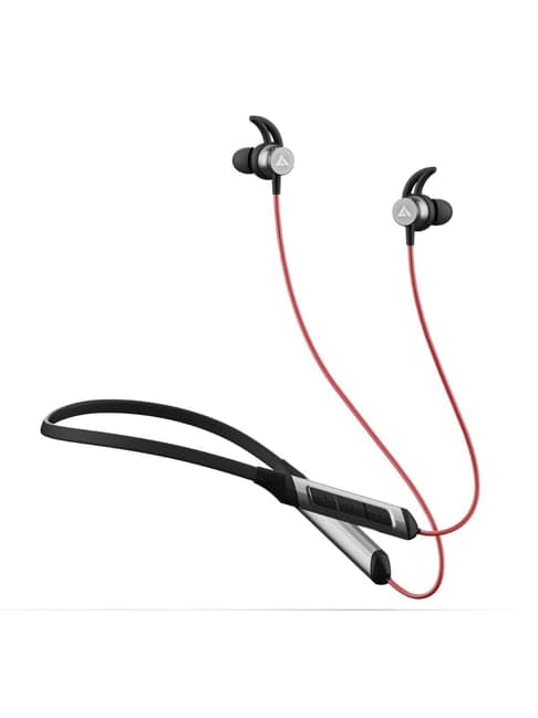 Boult Audio ProBass Xcharge Wireless Bluetooth Earphones with 24H Playtime & Fast Charging (Red)