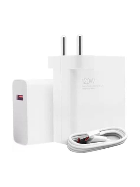 Xiaomi 120W HyperCharge Adapter Combo (White)