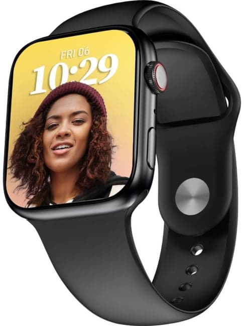 Crossbeats Ignite S5 1.96 inch Super Amoled Display Smartwatch (Black)