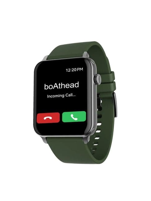 Boat Wave Voice, Most Featured Calling Smart Watch with 1.69 HD Curved Display (Basil Green)