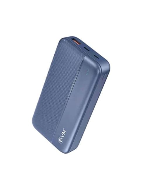 EVM EnTurbo 22.5W 20,000mAh Stylish and Fast Charging Power Bank (Blue)