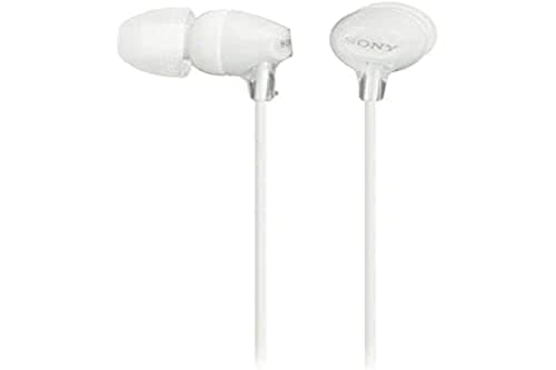 Sony MDR-EX15LP In-Ear Headphones (White)