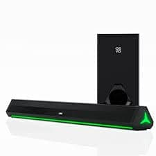 (Renewed) GOVO GOSURROUND 900 | 200 W Bluetooth Soundbar (Platinum Black, 2.1 Channel)