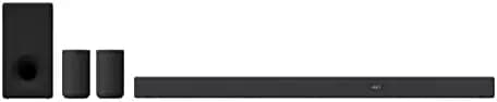 Sony HT-A7000 A Series Premium Soundbar 9.1.4ch 8k/4k 360 SSM Home Theatre System with Dolby Atmos and Wireless subwoofer SA-SW3 & Rear Speaker SA-RS5 (Hi Res, 360 RA, WiFi and Bluetooth)