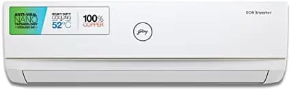 Godrej 1.5 Ton 3 Star Inverter Split AC (Copper, 2022 model, UVCool technology, AC 1.5T GIC 18TTC3-GVA UVC, White)