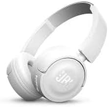 (Renewed) JBL T450BT Wireless Over the Ear Headset with Mic (White)