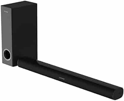 Wings Centerstage 2000, 2.1 Channel Soundbar with 100W RMS,5.0 Bluetooth, USB, Aux, HDMI Connection & Remote Control, Black,WL-CENTERSTAGE2000-BLK