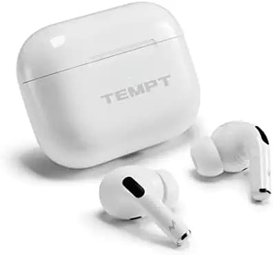 Tempt Wave Lite TWS Bluetooth Earphones with 10 mm Large Drivers,16 Hours Total Playtime Bluetooth Earbuds OxyAcoustics Technology for Pure Audio | (White)