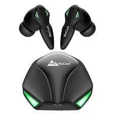 (Renewed) WeCool Moonwalk M4 Gaming Earbuds with 60ms Low Latency Bluetooth Headset (Black True Wireless)