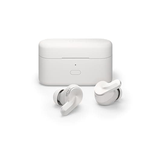 EPOS ADAPT E1 True Wireless Earbuds White - Hybrid ANC, Multi-Point Bluetooth, Microsoft Teams & Made for iPhone Certified, 50H Battery, Wireless Char...