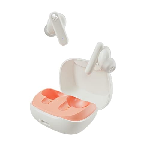 Skullcandy Smokin Buds In-Ear Wireless Earbuds, 20 Hr Battery, Use Either Bud Solo,Rapid Charge, Microphone, Works with iPhone Android and Bluetooth D...