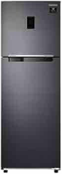 Samsung 345 L 3 Star Digital Inverter Frost Free Double Door Refrigerator (RT37A4513BX/HL, Convertible, Luxe Black)