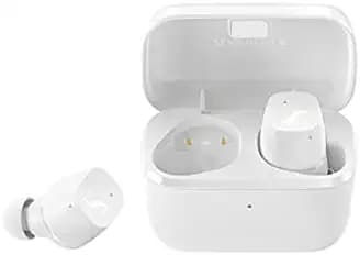 (Renewed) Sennheiser CX True Wireless Earbuds - Bluetooth in-Ear Headphones for Music and Calls with Passive Noise Cancellation, Customizable Touch Controls, Bass Boost, IPX4 and 27-Hour Battery Life, White