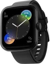 (Renewed) boAt Wave Beat Smartwatch (Black Strap, Free Size)