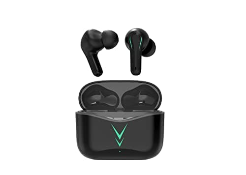 REASON Duo Buds TWS Earbuds + 90Hrs Playback, ENC, Touch Control with Auto Pairing Bluetooth Headset (Black, True Wireless)