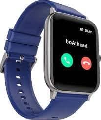 (Renewed) boAt Storm Pro Call with Bluetooth Calling, 1.78'' AMOLED Display and ASAP Charge Smartwatch (Blue Strap, Free Size)