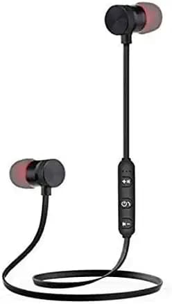EASYSHOP Super Bass Wireless Bluetooth Headphones, Headset with Mic and Sound Button Earphone for M i Note 5/6/7 Pro, 6A, Y2, A2, A1, Y3 All Smartphones (Black) Modal A-1
