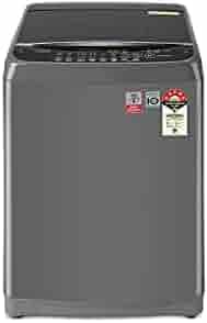 LG 9 Kg 5 Star Smart Inverter Fully-Automatic Top Load Washing Machine (T90SJMB1Z, Middle Black, TurboDrum | Jet Spray+)
