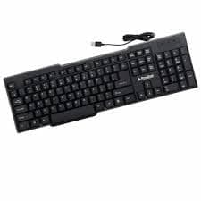 KB-207s Wired USB Standard Keyboard (Black)