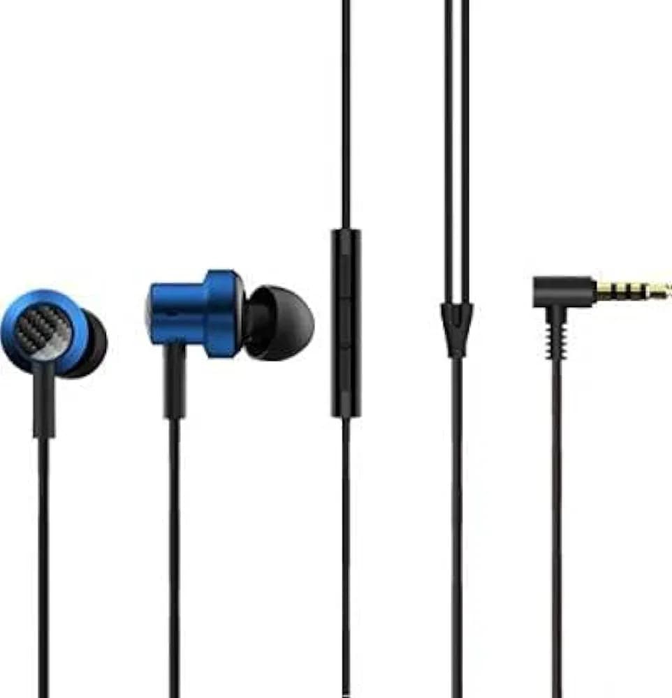 OTOS Dual Driver, in-Ear Gaming Wired Headphones with in-line Mic, Volume Control & Passive Noise Cancelling Earphones