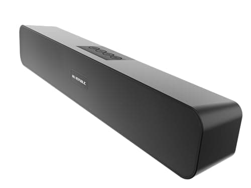 Nu Republic Soundbar 20 Bluetooth Soundbar with X-Bass Technology, 52mm Dynamic Drivers, Upto 12 Hrs Playtime, 20 W Output, Aux/USB Port (5.0 Channel)...