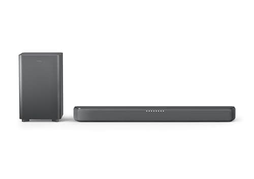 Philips Audio TAB5309/94 2.1CH 240W Bluetooth Soundbar with Wireless Subwoofer, Dolby Digital Plus, 4 EQ Modes, DTS Virtual, Multiple Connectivity, De...
