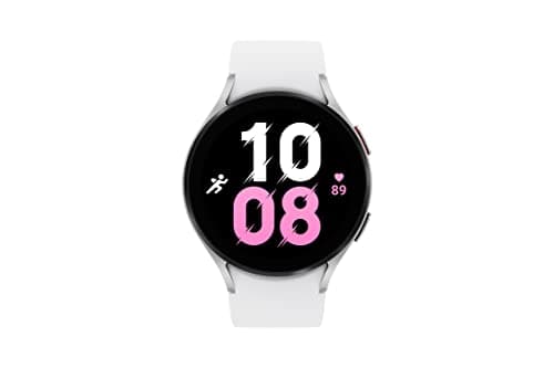 (Renewed) Samsung Galaxy Watch5 LTE (44 mm, Silver, Compatible with Android only)