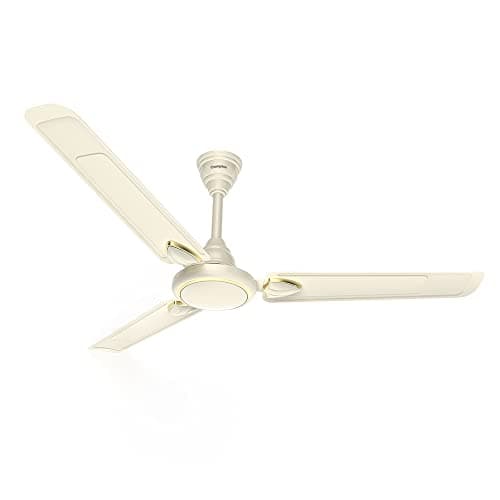 Crompton SUREBREEZE HILLBRIZ DECO 1200 mm (48 inch) Ceiling Fan (Ivory Gold) 1 Star